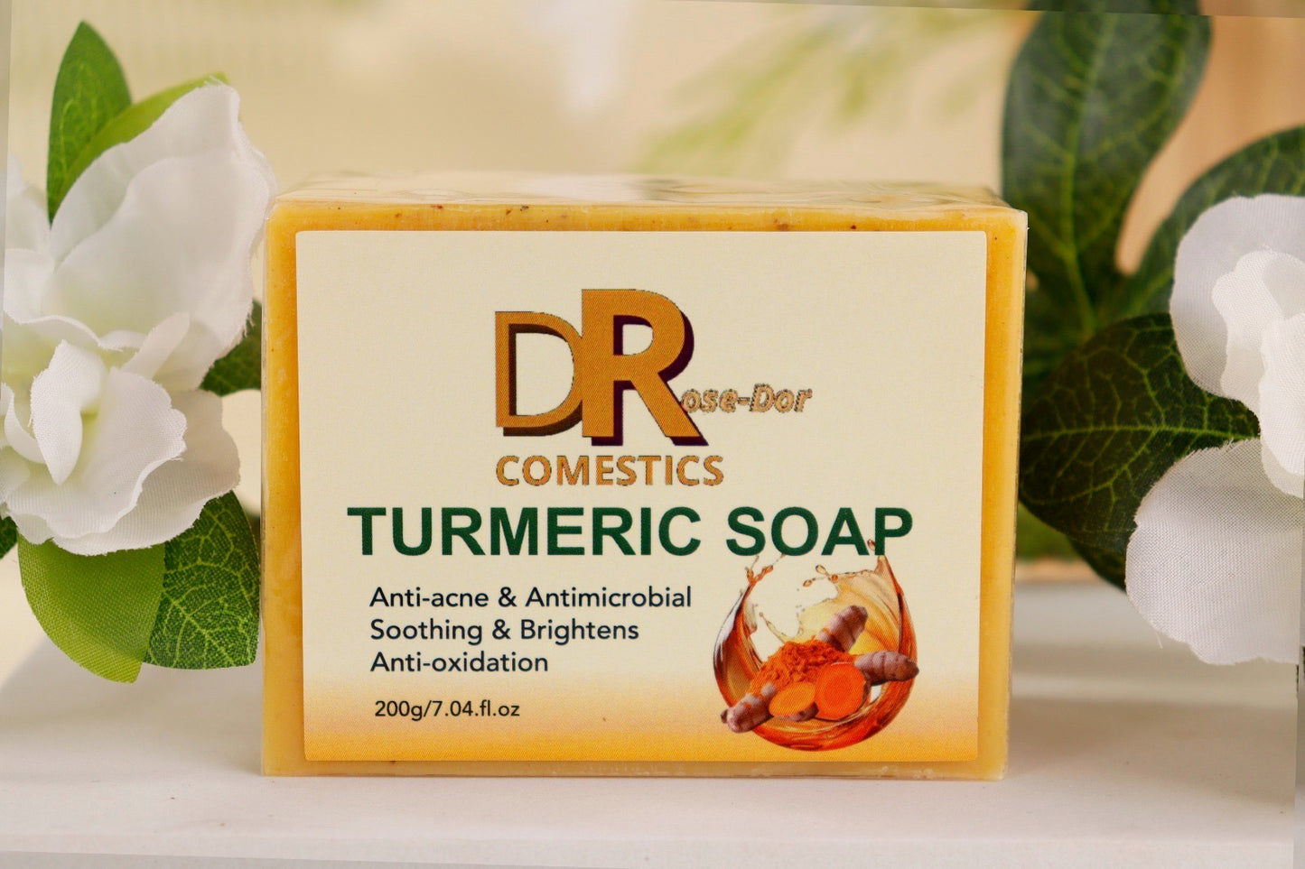 Savon Purifiant au Curcuma - Anti-Acné, Antimicrobien & Apaisant - 200g