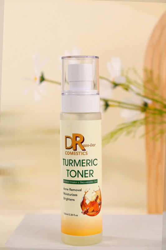 Turmeric Toner au Curcuma DR Cosmetics – Anti-Acné • Éclat & Hydratation (100 ml)